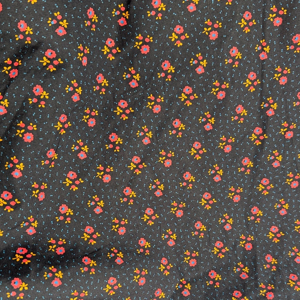 J. Crew Dark Blue Shirt with Red Floral Pattern - Picture 10 of 10
